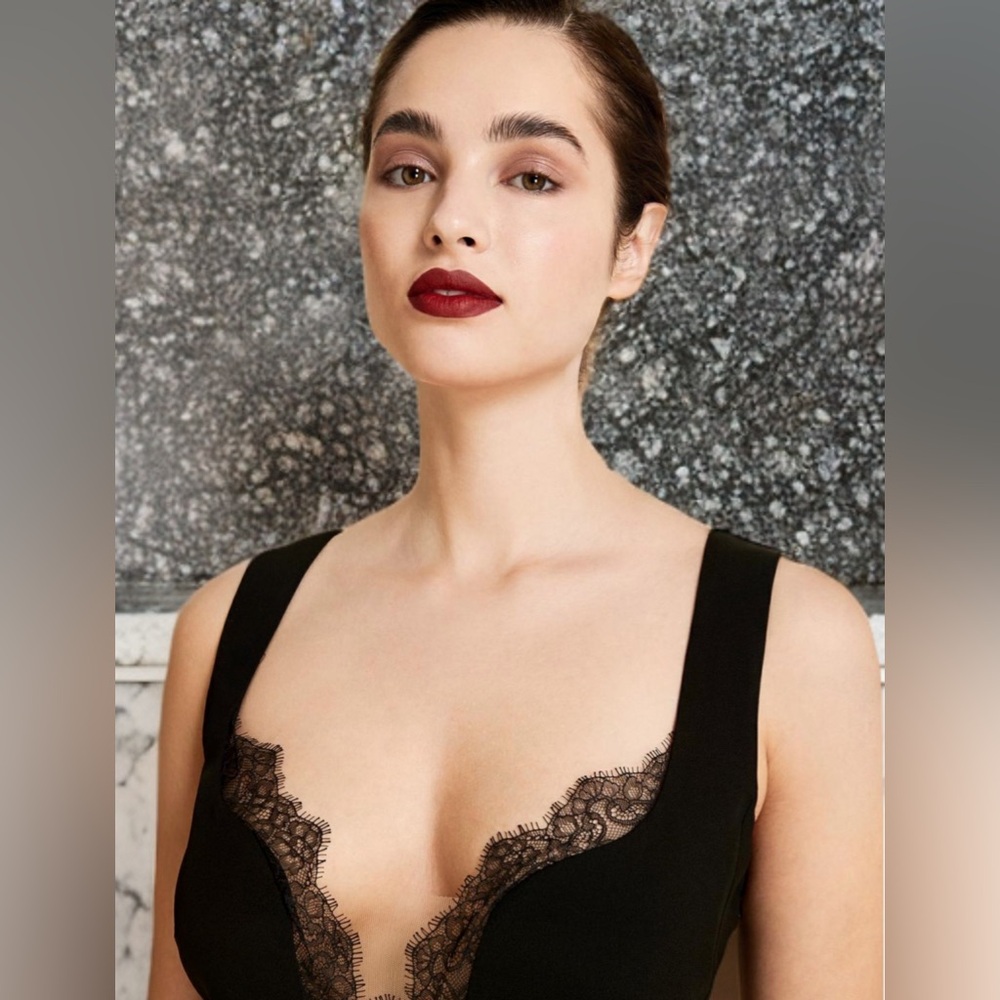 MARINA RINALDI 🆕 Spring Runway 2021 ‘Envers’ Luxury Curvy Satin Dress! Sz 20 🔥 - Picture 3 of 6
